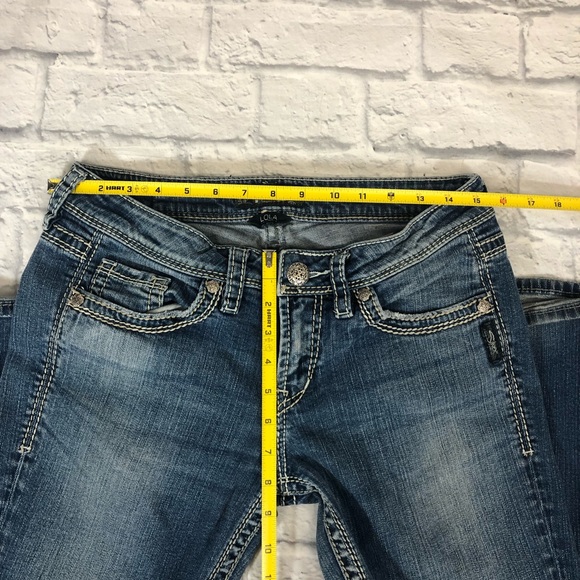 Silver Jeans Lola Bootcut Lightly distressed Stretch size 29 - Picture 8 of 15
